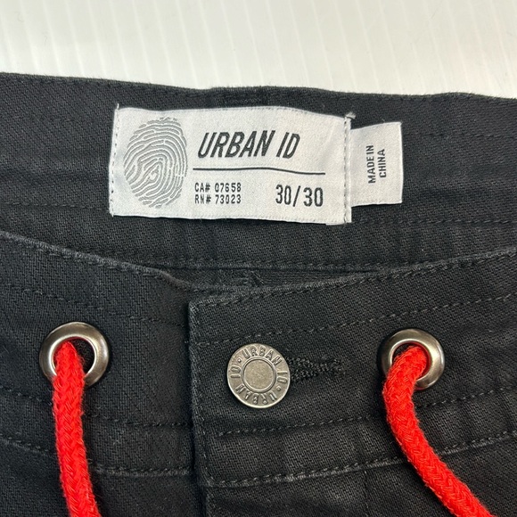 Urban ID Men’s Streetwear Jogger Black Denim Pant. Sz. 30/30 - Picture 3 of 5